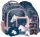 Set Zaino Scolastico con Astuccio, Sacca, Bottiglia e Lunch Box per Ragazze 1-3 Classe - PASO