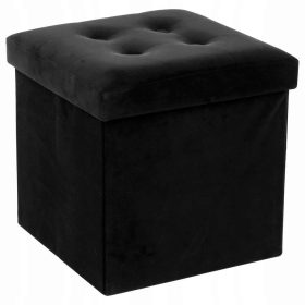  Pouf imbottito Atmosphera nero