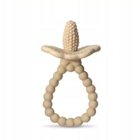    Massaggiagengive in silicone RazBaby nei toni del marrone e del beige