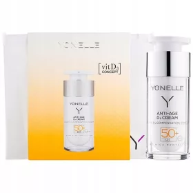    YONELLE Crema Viso Idratante Crema Antirughe UV&D3 50 SPF Giorno e Notte 30 ml
