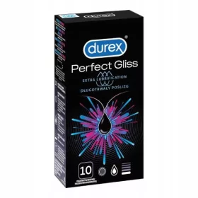  Preservativi slip a lunga durata Durex Perfect Gliss 10 pz