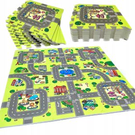    Tappetino in schiuma FOAM PUZZLE 9 Strade STRADE DELLA CITTÀ