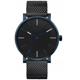    Orologio da uomo TORII N45BG.BN, nero, classico, elegante, per il nuoto