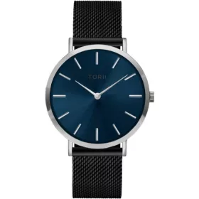    Orologio da donna uomo TORII S38BM.NS, blu navy fashion, classico, elegante