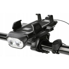    Illuminazione bicicletta Gemson POWERBANK + MANIGLIA + TORCIA + CAMPANELLO Batteria da 800 lm