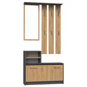  ARMADIO - ANTRACITE/ROVERE ARTIGIANALE