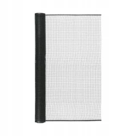  Recinzione in PVC Rete 100 cm 5 m Antracite 10x10 mm