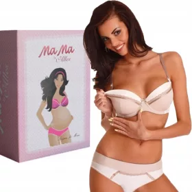    Reggiseno imbottito multicolore Alles Mama Caffe Latte, taglia 70G