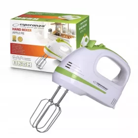    Frullatore manuale Esperanza, miscelatore manuale da cucina, 400 W, bianco