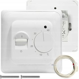  Termostato per riscaldamento a pavimento di lamina opaca