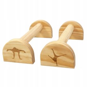  CORRIMANI IN LEGNO PER PUSH-UP PARALLELI - KURA SPORT