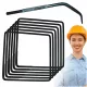 Staffe rinforzate. MAG-BUD MBS061818 18x18 6 mm