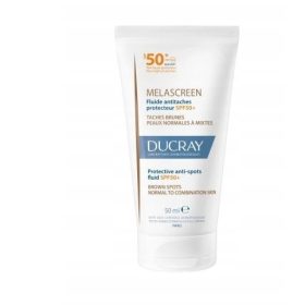   Fluido Ducray Melascreen SPF50+ per Pelle Normale e Mista, 50ml - Protezione e Luminosità
