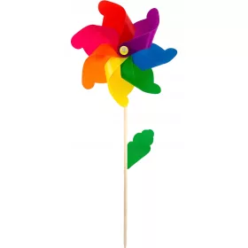    Mulino a vento grande e colorato, mulino a vento da giardino, 110 cm
