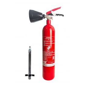 Estintore a neve CO2 da 2 kg con gancio - elettronico