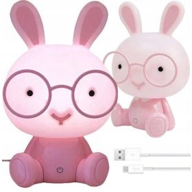  Lampada da comodino Lewer, rosa e viola