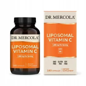   Vitamina C Liposomiale di Dr Mercola (180 Capsule) - Supporto Immunitario e Salute Vascolare