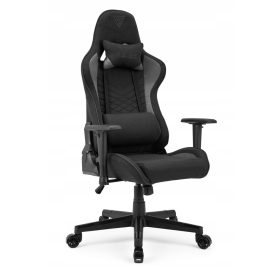  Sedia da gaming Sense7 Spellcaster, tessuto nero e grigio