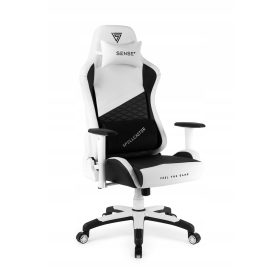    Sedia da gaming Sense7 Spellcaster Senshi Edition XL, ecopelle bianca