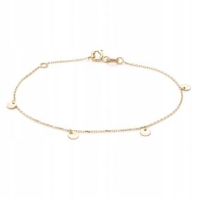  Bracciale ANIA KRUK in oro, placche lisce, oro 375