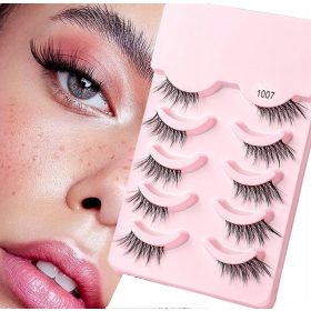  SET DI STRISCE CIGLIA FINTE DA 5 PAIA MEZZA 1001