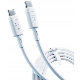  Cavo USB tipo C - USB tipo C 3mk 1 m bianco