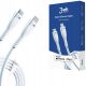  Cavo USB tipo C - Apple Lightning 3mk 1 m bianco