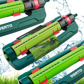   IRRIGATORE DA GIARDINO OSCILLANTE REGOLABILE 285m2 VERTO 15G772