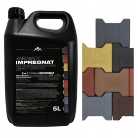   Pittura IMPREGNANTE per selciati in CALCESTRUZZO 5l antracite