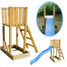 Base scorrevole, altezza 120 cm, piattaforma impregnata