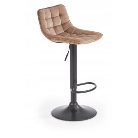  Sgabello da bar e sedia da bar regolabili H95 beige velluto