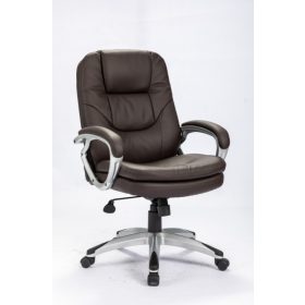  Poltrona da ufficio in pelle marrone Sofatel Eago EG-222