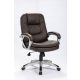  Poltrona da ufficio in pelle marrone Sofatel Eago EG-222