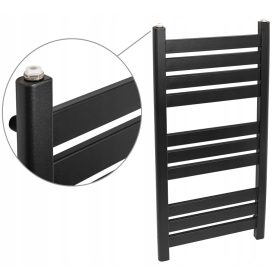    Radiatore da bagno ad acqua Komin-Expert 365 W 445 x 970 mm bianco, nero, grigio