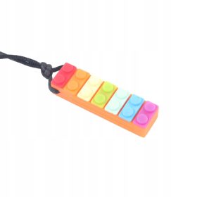   Giocattolo per la dentizione, silicone terapeutico multicolore