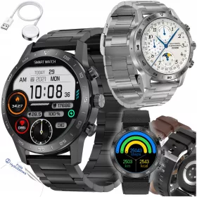    Orologio da uomo SMARTWATCH con funzione ECG parlante Pressione sanguigna Impermeabile PL