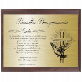    Incisione di comunione del battesimo di conferma del ricordo