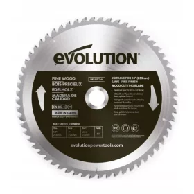  Lama per sega per legno Evolution FW255TCT-60 255x25,4mm