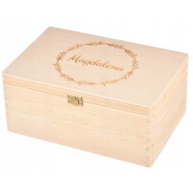  Regalo con incisione del nome su scatola di legno