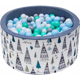  Piscina a secco con palline 90x40 e 200 palline