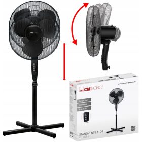  Ventilatore da pavimento Clatronic VL 3603 S, nero