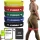  Set di 5 mini fasce in tessuto per esercizi HIP BAND