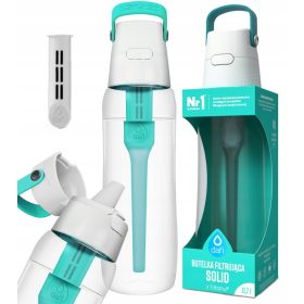  Bottiglia con filtro Dafi Solid 0,7 l, turchese
