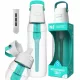 Bottiglia con filtro Dafi Solid 0,7 l, turchese