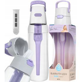  Bottiglia con filtro Dafi Solid 0,7 l viola