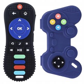    Massaggiagengive sensoriale Gigi Kids, silicone, sfumature di blu