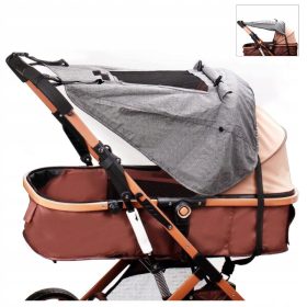    Ombrello per passeggino Capottina per passeggino, 70 cm, grigio