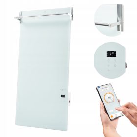    Radiatore da bagno elettrico Kril & Blohm 750 W 550 x 1100 mm bianco