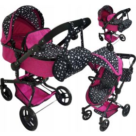  Set passeggino per bambole 2 in 1 di MarioToys