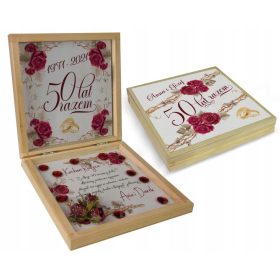    ANNIVERSARIO DI MATRIMONIO Cofanetto Ricordo AUGURI 25 40 50